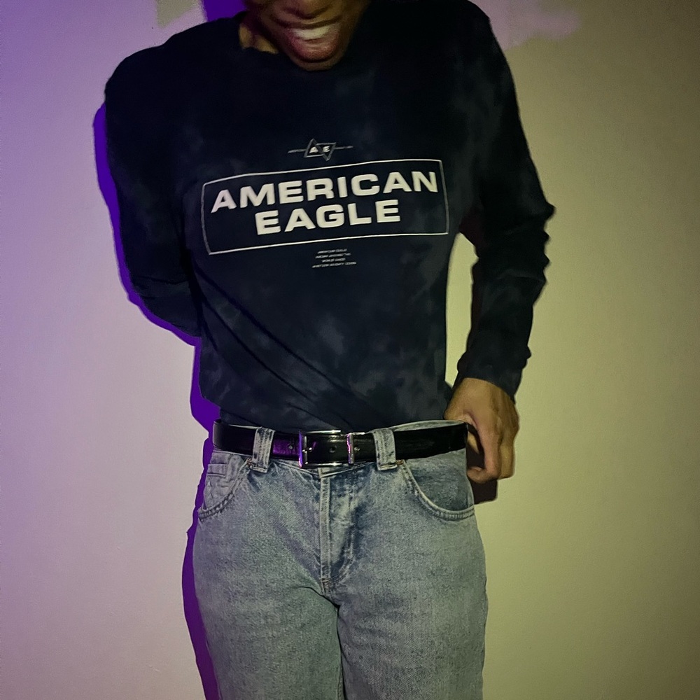TIE DYE BLUE SHIRT